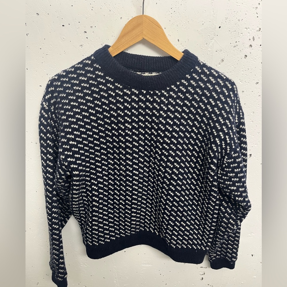 Vintage LL Bean Norwegian Birdseye sweater